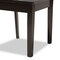 Baxton Studio Liese Modern and Contemporary Transitional Dark Brown Finished Wood 7-Piece Dining Set 177-11381-10894-Zoro - alternate 2